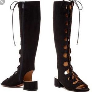 franco sarto Trystin Gladiator shoes lace 4